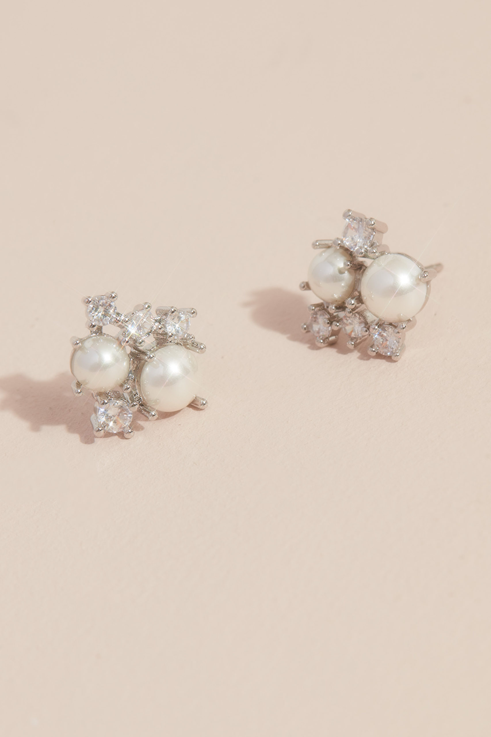 silver stud earrings