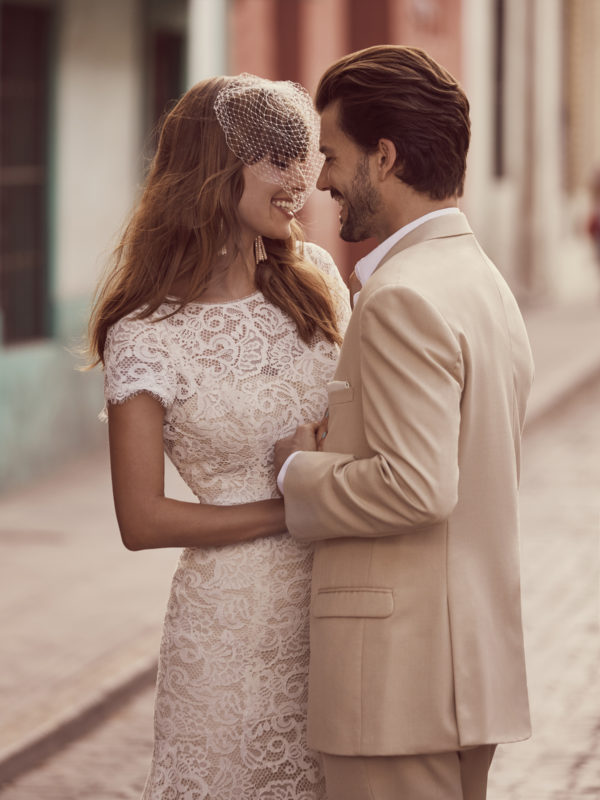 On Location: A (faux) destination wedding featuring casual wedding dresses. See more on the David's Bridal blog - www.davidsbridal.com/blog.
