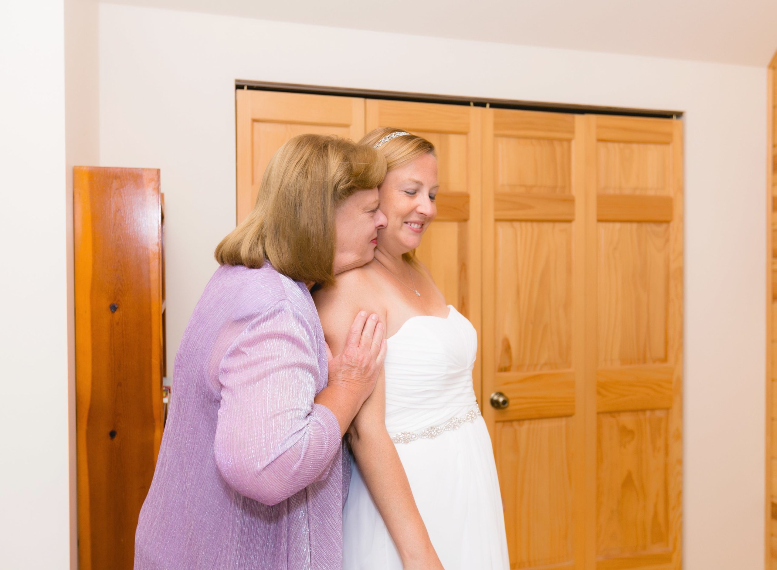 Sarah and Mom before wedding