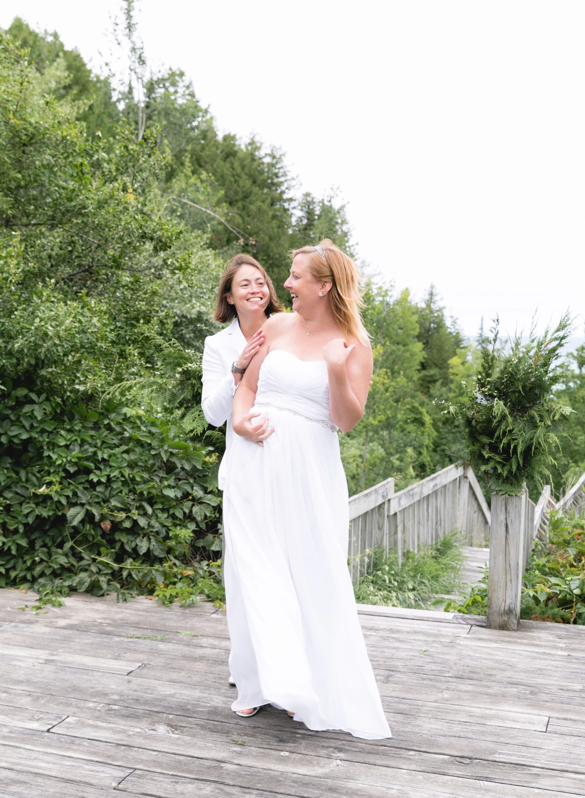 Rachel and Sarah Couple Portrait