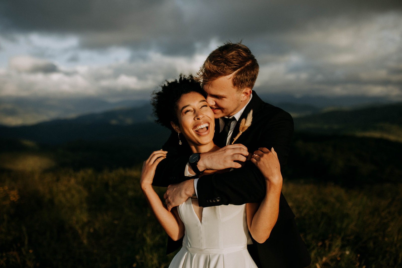Breanna and Dalton Embracing