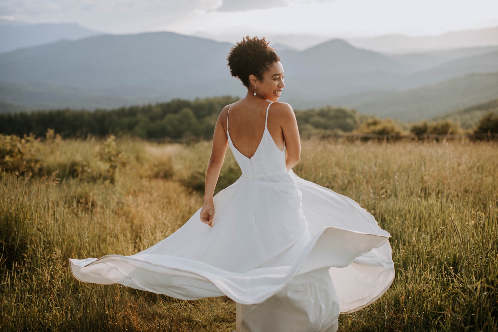 Solo bridal picture