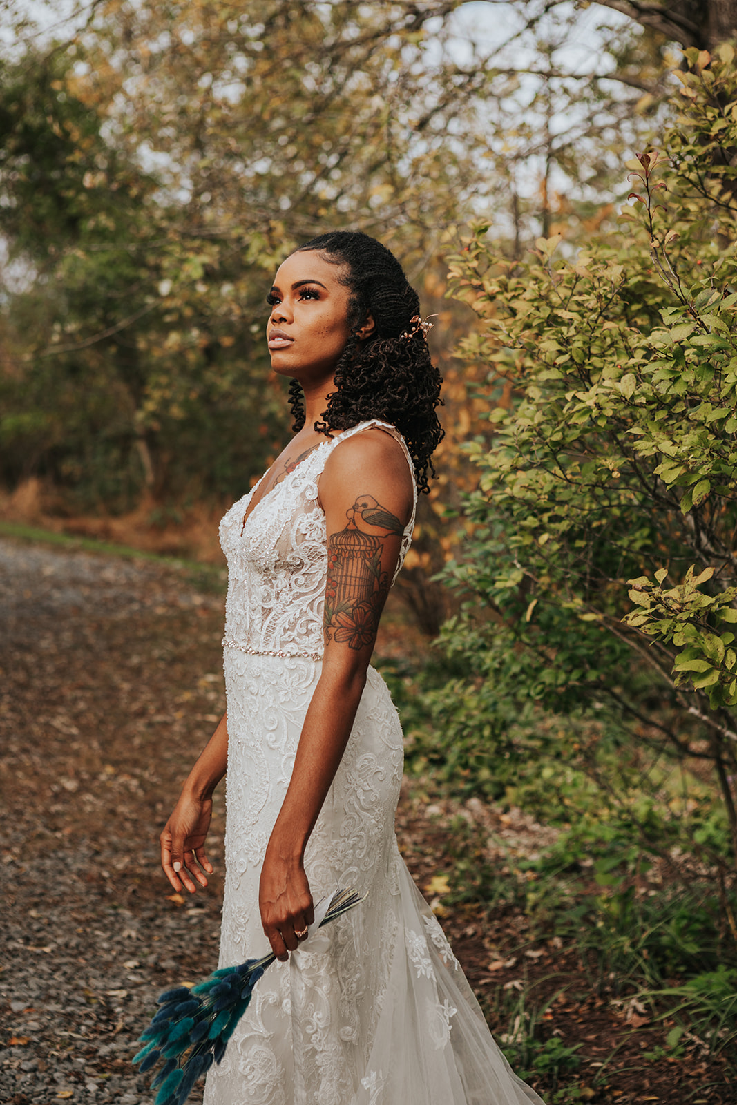 Real Bride Kira in Wedding Dress