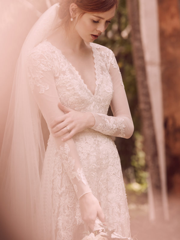 On location for the Fall 2017 Melissa Sweet collection photo shoot. See more on the David's Bridal blog - www.davidsbridal.com/blog.