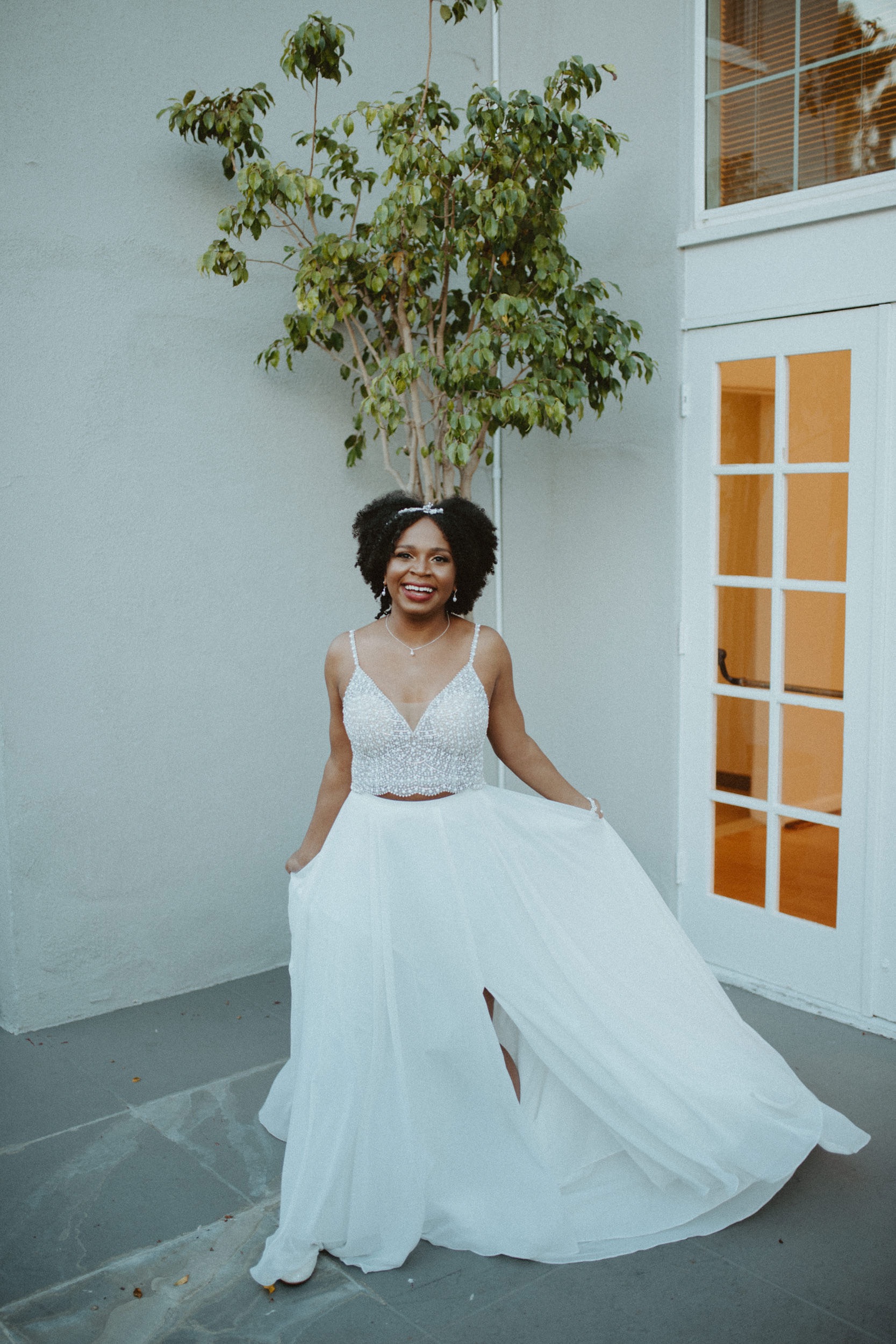 Solo bridal shot