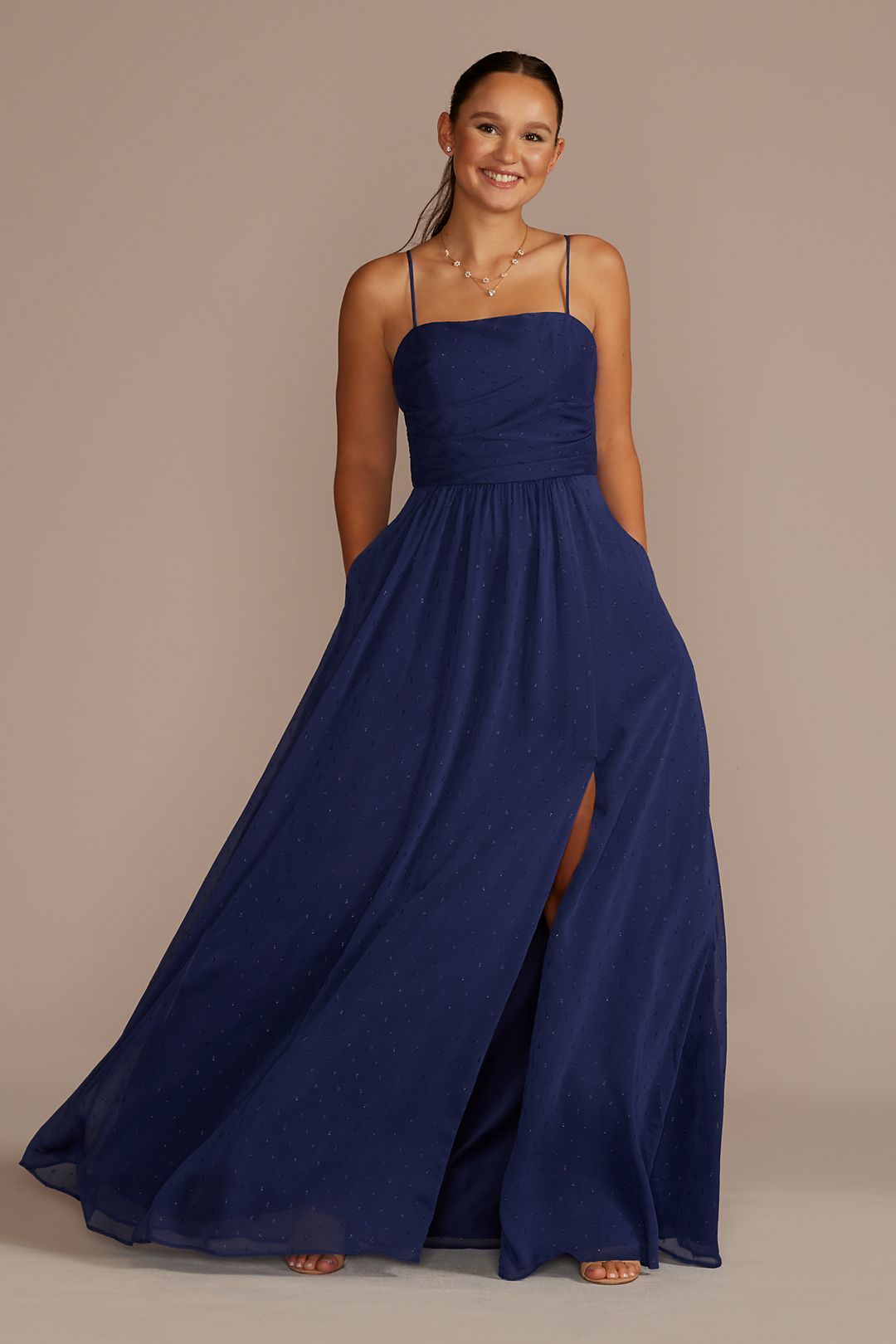 blue maxi dress